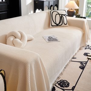 French Light Luxury cream style sofa towel sand release full cover net red blanket single sofa cover sofa cushion cover cloth cover fabric