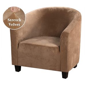 low-key, luxurious and velvet club armchair cover is suitable for use in various places such as clubs, hotels, living rooms, meeting rooms, etc.